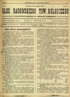 Przegląd Sejmikowy : Urzędowy Organ Sejmiku Radomskiego, 1927, R. 6, nr 6, dod.