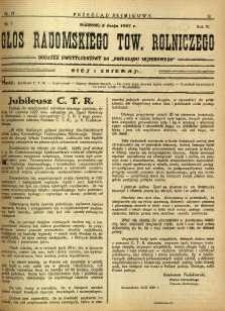 Przegląd Sejmikowy : Urzędowy Organ Sejmiku Radomskiego, 1927, R. 6, nr 17, dod.