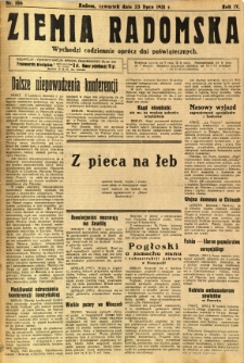 Ziemia Radomska, 1931, R. 4, nr 166