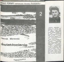 Kontakt : Wojewódzki Informator Kulturalny, 1985, nr 4, dod. Małe Formy nr 2