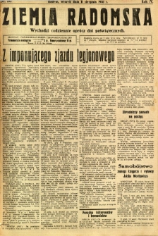 Ziemia Radomska, 1931, R. 4, nr 182
