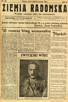Ziemia Radomska, 1931, R. 4, nr 186