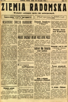 Ziemia Radomska, 1931, R. 4, nr 191