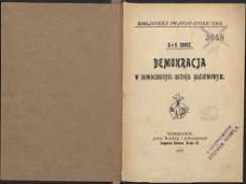 Demokracja w nowoczesnym ustroju państwowym