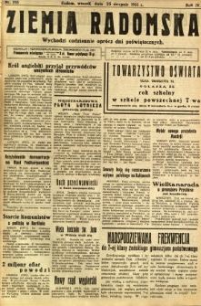 Ziemia Radomska, 1931, R. 4, nr 193