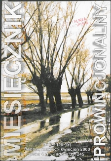 Miesięcznik Prowincjonalny, 2000, R. 3, nr 3/4