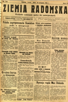 Ziemia Radomska, 1931, R. 4, nr 194