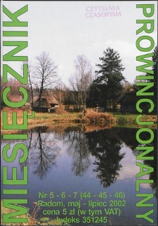 Miesięcznik Prowincjonalny, 2002, R. 5, nr 5/7
