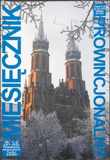 Miesięcznik Prowincjonalny, 2003, R. 6, nr 1/2