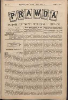 Prawda : tygodnik polityczny, społeczny i literacki, 1897, R. 17, nr 8