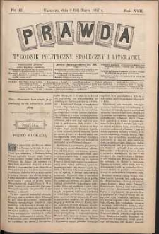 Prawda : tygodnik polityczny, społeczny i literacki, 1897, R. 17, nr 12