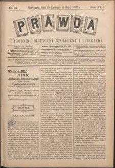 Prawda : tygodnik polityczny, społeczny i literacki, 1897, R. 17, nr 19
