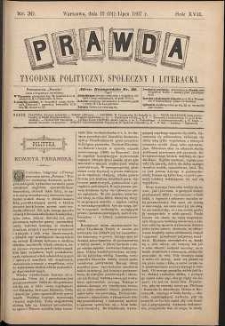 Prawda : tygodnik polityczny, społeczny i literacki, 1897, R. 17, nr 30