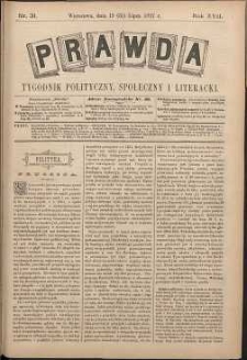 Prawda : tygodnik polityczny, społeczny i literacki, 1897, R. 17, nr 31