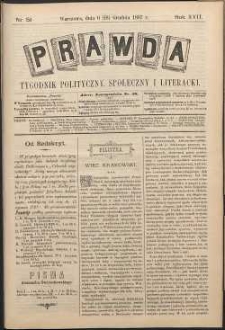 Prawda : tygodnik polityczny, społeczny i literacki, 1897, R. 17, nr 51