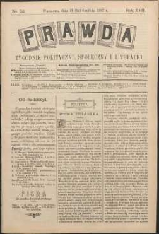 Prawda : tygodnik polityczny, społeczny i literacki, 1897, R. 17, nr 52