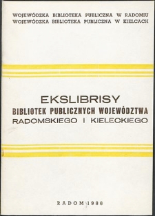 Ekslibrisy bibliotek publicznych województwa radomskiego i kieleckiego