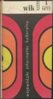 Wojewódzki Informator Kulturalny Radom, 1977, nr 1