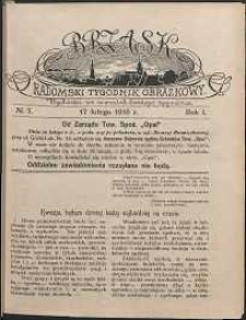 Brzask : Radomski Tygodnik Obrazkowy, 1916, R. 1, nr 7
