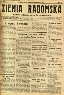 Ziemia Radomska, 1931, R. 4, nr 238