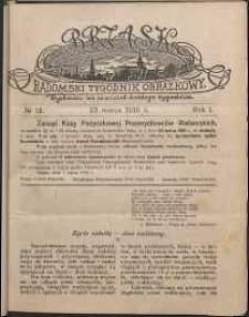 Brzask : Radomski Tygodnik Obrazkowy, 1916, R. 1, nr 12