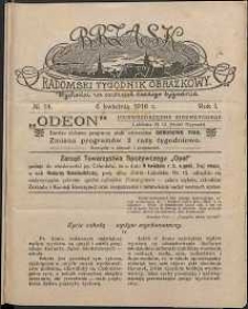 Brzask : Radomski Tygodnik Obrazkowy, 1916, R. 1, nr 14