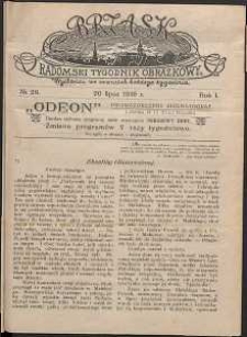 Brzask : Radomski Tygodnik Obrazkowy, 1916, R. 1, nr 29