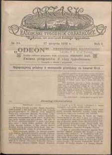Brzask : Radomski Tygodnik Obrazkowy, 1916, R. 1, nr 33