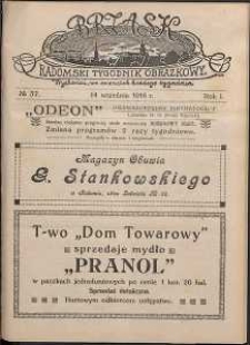 Brzask : Radomski Tygodnik Obrazkowy, 1916, R. 1, nr 37