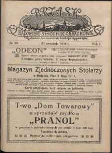 Brzask : Radomski Tygodnik Obrazkowy, 1916, R. 1, nr 38