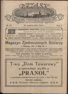 Brzask : Radomski Tygodnik Obrazkowy, 1916, R. 1, nr 43