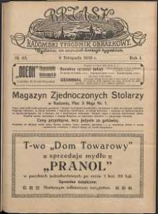 Brzask : Radomski Tygodnik Obrazkowy, 1916, R. 1, nr 45