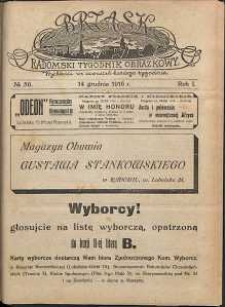 Brzask : Radomski Tygodnik Obrazkowy, 1916, R. 1, nr 50