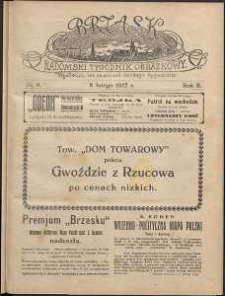 Brzask : Radomski Tygodnik Obrazkowy, 1917, R. 2, nr 6