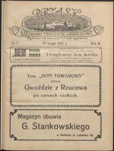 Brzask : Radomski Tygodnik Obrazkowy, 1917, R. 2, nr 7