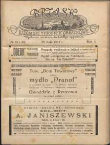 Brzask : Radomski Tygodnik Obrazkowy, 1917, R. 2, nr 21-22