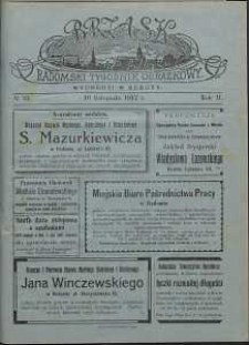 Brzask : Radomski Tygodnik Obrazkowy, 1917, R. 2, nr 33