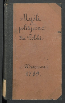 Myśli polityczne dla Polski