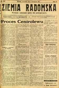 Ziemia Radomska, 1931, R. 4, nr 258