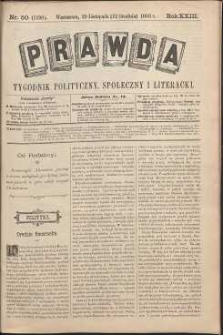 Prawda : tygodnik polityczny, społeczny i literacki, 1903, R. 23, nr 50