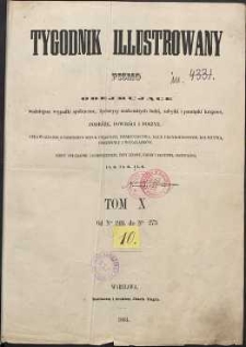 Tygodnik Illustrowany, 1864, T. 10, spis rzeczy