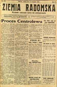 Ziemia Radomska, 1931, R. 4, nr 268