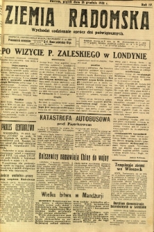 Ziemia Radomska, 1931, R. 4, nr 290