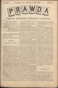 Prawda : tygodnik polityczny, społeczny i literacki, 1890, R. 10, nr 23