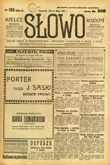 Słowo, 1923, R. 2, nr 109
