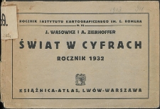 Świat w cyfrach. R. 1932