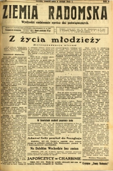 Ziemia Radomska, 1932, R. 5, nr 29