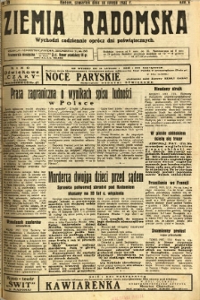 Ziemia Radomska, 1932, R. 5, nr 39