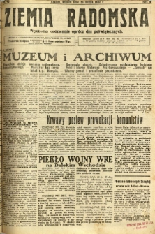 Ziemia Radomska, 1932, R. 5, nr 43