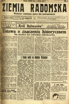 Ziemia Radomska, 1932, R. 5, nr 49